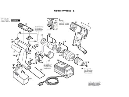 Aku šroubovák GSR 9,6 VES-2 Bosch 0601936627