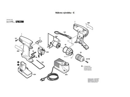 Aku šroubovák PSR 72 Bosch 0603937764