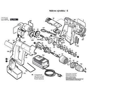 Aku šroubovák PSR 12 VES-2 Bosch 0603932503