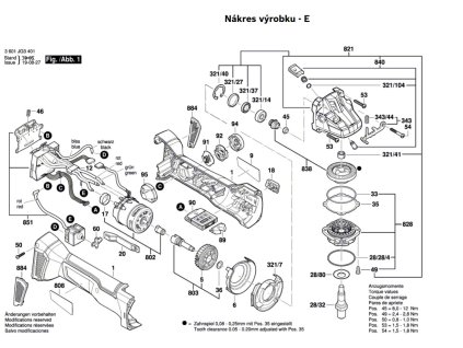 Aku úhlová bruska GWS 18V-10 SC Bosch 3601JG3401
