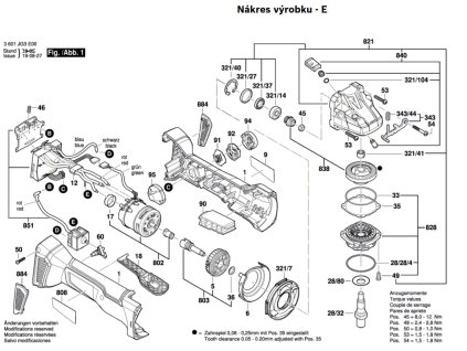 Aku úhlová bruska GWS 18V-45PSC Bosch 3601JG3E00