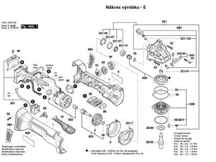 Aku úhlová bruska GWS 18V-45PSC Bosch 3601JG3F00
