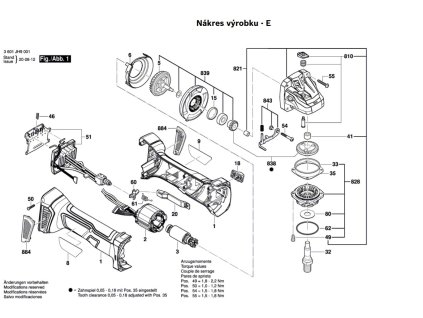 Aku úhlová bruska GWS 18V-7 Bosch 3601JH9001