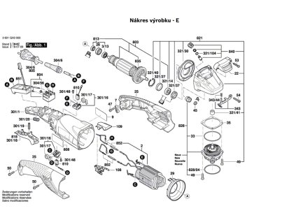 Aku Úhlová bruska GWS 18-125 PL Bosch 3601GA3100
