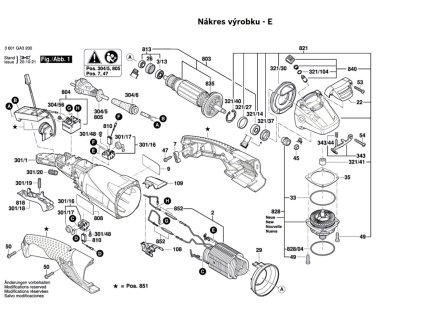 Aku Úhlová bruska GWS 18-125 SPL Bosch 3601GA3300