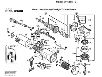 Úhlová bruska GWS 7-115 Bosch 0601800008