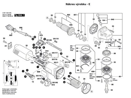 Úhlová bruska GWS 8-115 Bosch 3601H20020