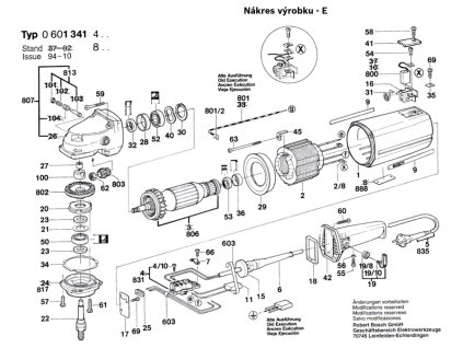 Úhlová bruska HV 81 Bosch 0601341803