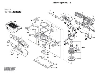 Vibrační bruska GSS 23 AE Bosch 3601K70720