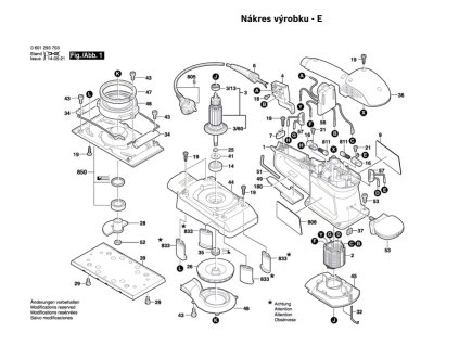 Vibrační bruska GSS 280 AE Bosch 0601293708