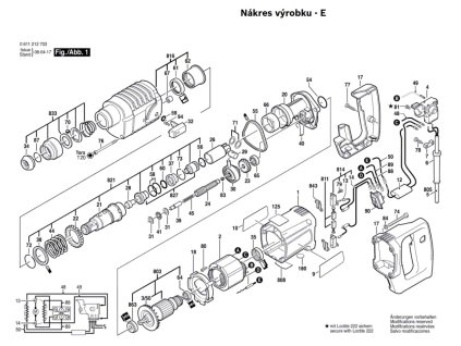 Vrtací kladivo 510 Bosch 0611212676