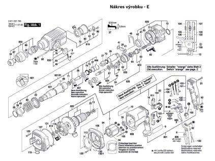 Vrtací kladivo GAH 500 DSR Bosch 0611221708