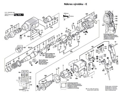 Vrtací kladivo GBH 2 SR Bosch 0611226808