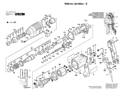 Vrtací kladivo GBH 2-20 S Bosch 0611234008