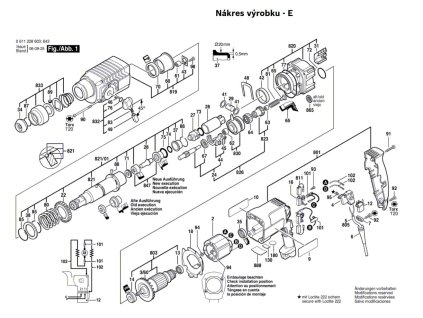 Vrtací kladivo GBH 2-24 DSE Bosch 0611228608