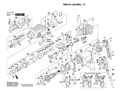 Vrtací kladivo GBH 2-26 DRE Bosch 0611253708