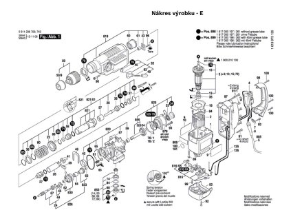 Vrtací kladivo GBH 4 DFE Bosch 0611236708