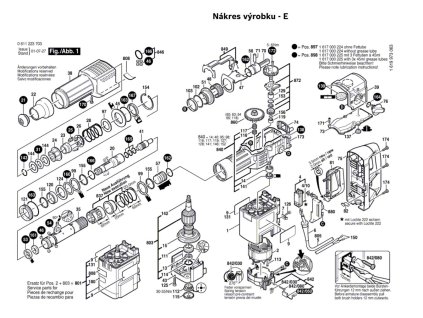 SEKACÍ KLADIVO GBH 10 DC Bosch 0611223708