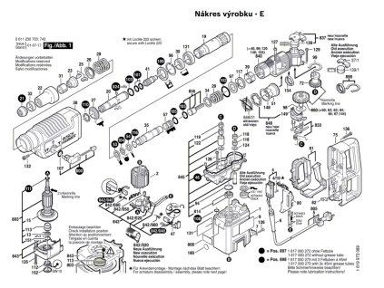 Vrtací kladivo GBH 5 DCE Bosch 0611230708