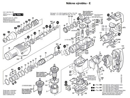 Vrtací kladivo GBH 7 DE Bosch 0611235708