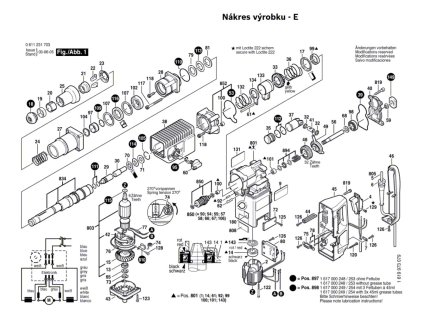 Vrtací kladivo GBH 8 DCE Bosch 0611231708