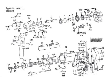 Vrtačka ELECTRONIC R-L Bosch 0601159760