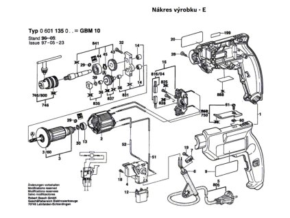 Vrtačka GBM 10 Bosch 0601135008