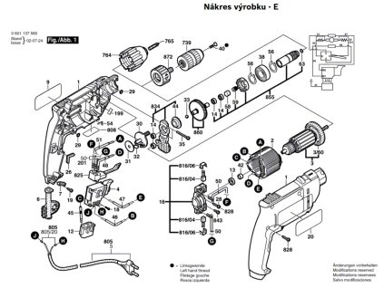 Vrtačka GBM 10 SRE Bosch 0601137566