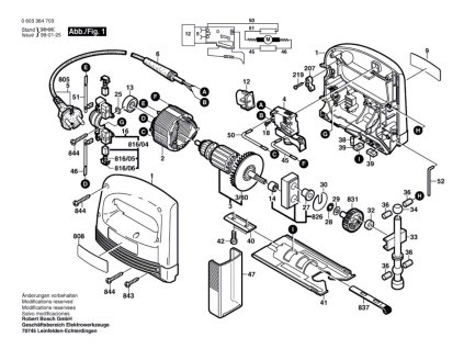 Stolní pila PST 550 AE Bosch 0603364769