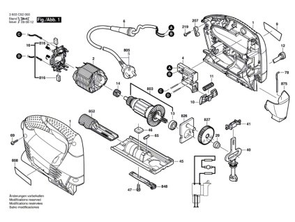 Stolní pila PST 600 Bosch 3603C92020