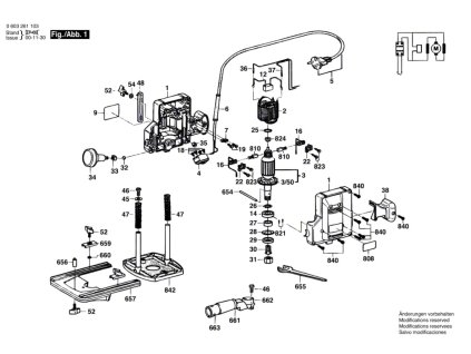 Horní frézka POF 400 Bosch 0603261103