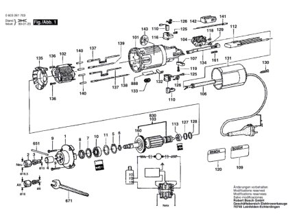 Horní frézka POF 500 EA Bosch 0603261703