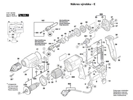 Vrtačka GBM 13-2 RE Bosch 0601169567