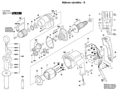 Vrtačka GBM 13 HRE Bosch 0601049608