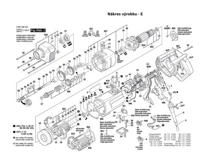 Diamant.vrtačka DE GDB 1600 DE Bosch 0601188708
