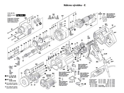 Diamant.vrtačka DE GDB 1600 WE Bosch 0601189708