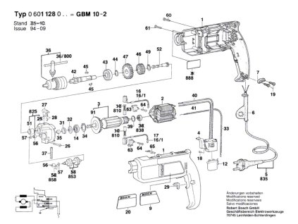 Vrtačka GMB 10-2 Bosch 0601128003