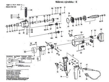 Vrtačka UB2J77 Bosch 0601103918