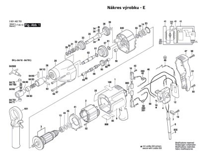 Závitořez ELECTRONIC Bosch 0601462703