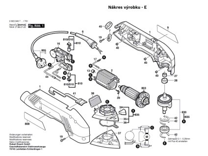 Deltabruska PDA 240 E Bosch 0603346708