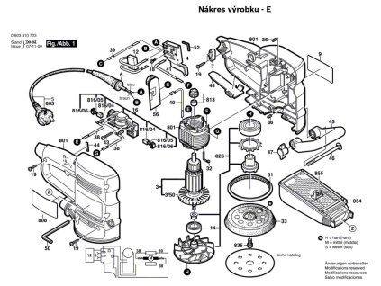 Excentrická bruska PEX 12 AE Bosch 0603310708