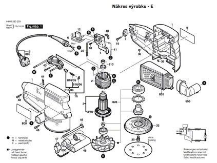 Excentrická bruska PEX 125 A-1 Bosch 0603283208
