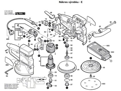 Excentrická bruska PEX 420 AE Bosch 0603298608