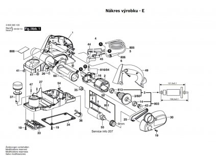 Hoblík PHO 20-82 Bosch 0603365103