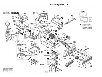 Hoblík PHO 25-83 Bosch 0603296008