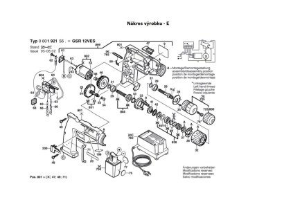 Aku šroubovák GSR 12 VES Bosch 0601921560