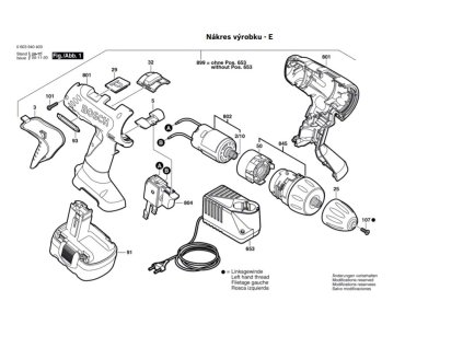 Aku šroubovák PSR 14,4 VE-2 Bosch 0603940403