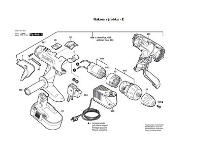 Aku šroubovák PSR 18 VE-2 Bosch 0603940320