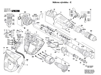 Vrtací kladivo PBH 3000-2 FRE Bosch 3603C94220