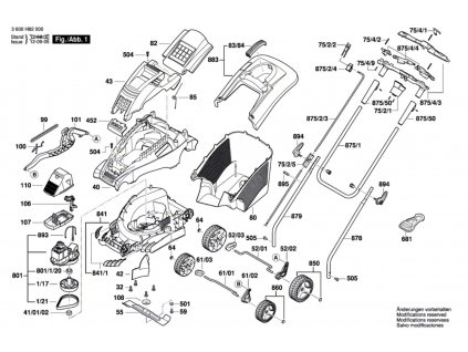 SEKACKA ROTAK 34 Bosch ERGOFLEX Bosch 3600H82000